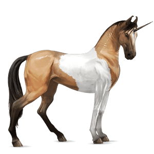 ratsuyksisarvinen paint-hevonen voikko, tobiano