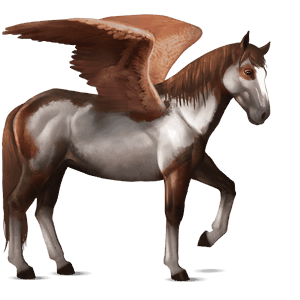 ratsupegasos tennesseenwalker tummanruunikko