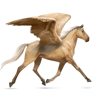 ratsupegasos andalusianhevonen palomino
