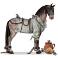 ratsuhevonen hevosen rautanaamio väritys