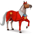 siivekäs yksisarvisponi  hevosen richelieu väritys
