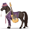 poni newfoundlandinponi tummanruunikko