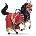 ylimaallinen hevonen kabuki