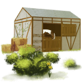 ratsuhevonen paint-hevonen ruunikko, tobiano