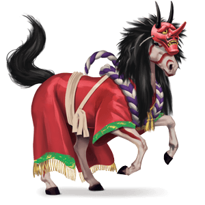 ylimaallinen hevonen kabuki