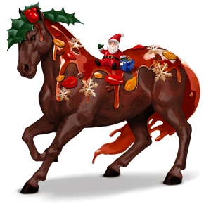 ylimaallinen hevonen jouluvanukas