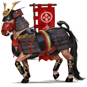 ylimaallinen hevonen samurai